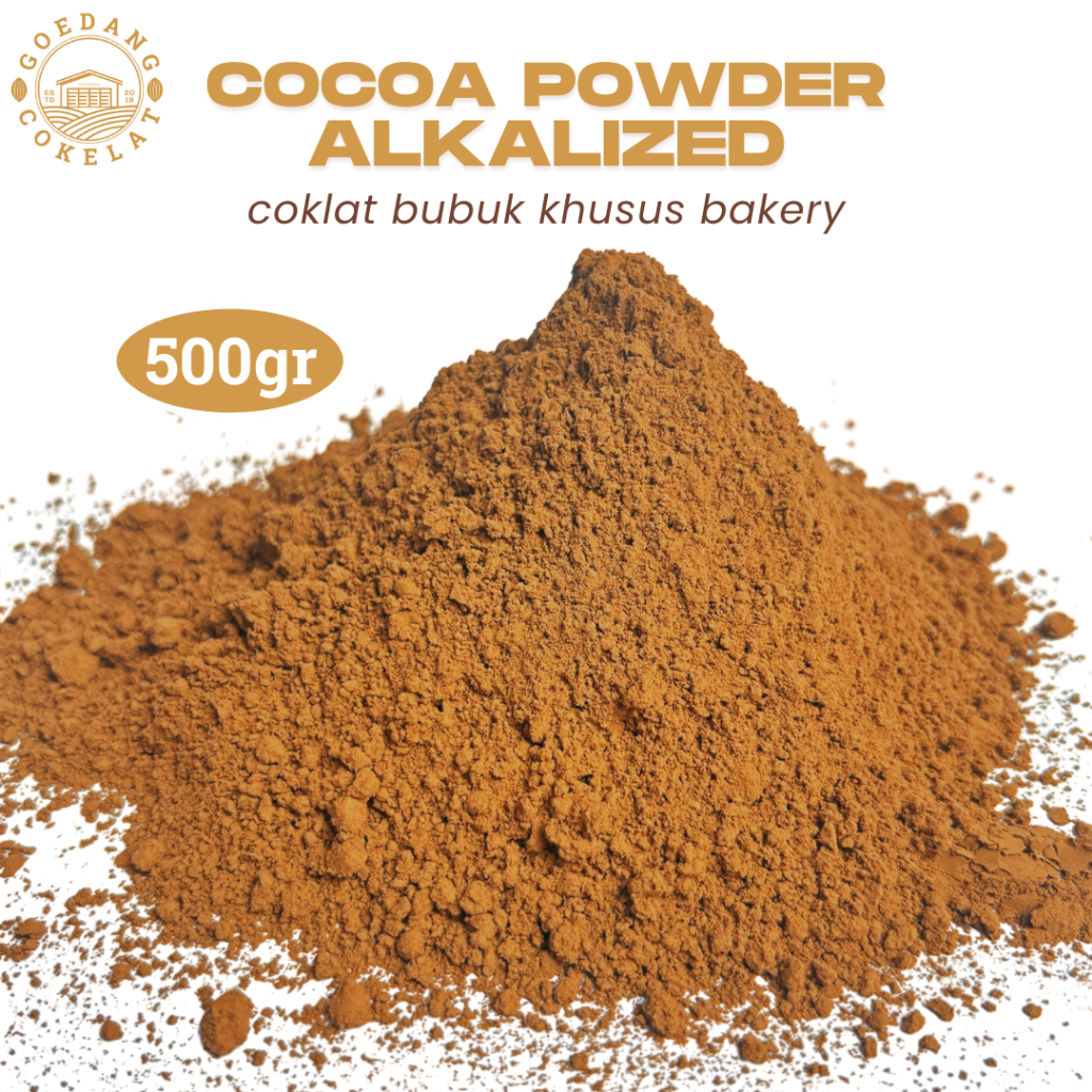 

LAKU Cokelat Bubuk gr Alkalized Brown Cokelat Bubuk Murni Tanpa Gula Cocoa Powder Premium Khusus
