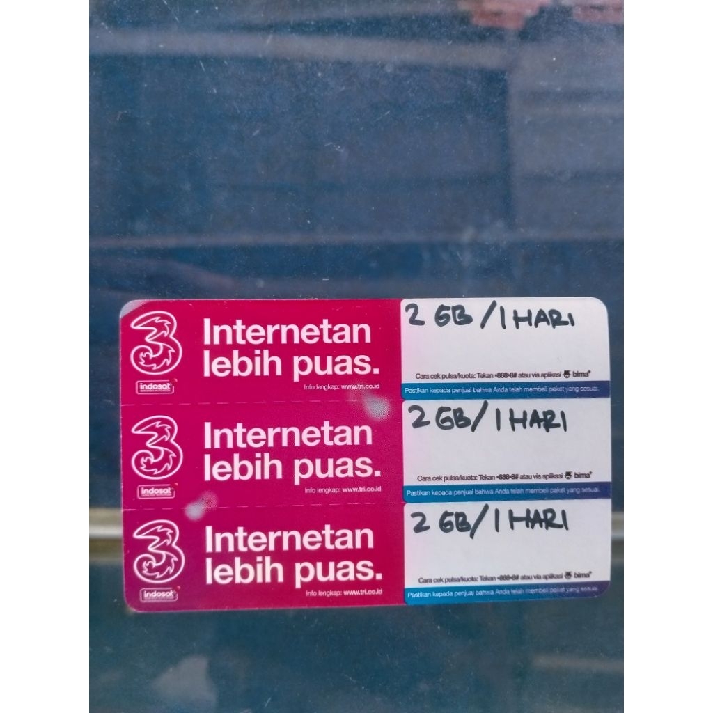 voucher tri isi kuota 1,5 GB sampai 15 GB