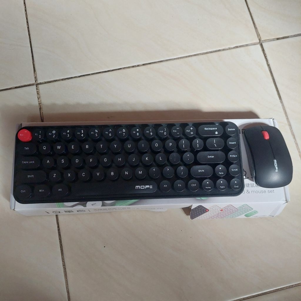 MOFii Keyboard Wireless Mouse Wireless Set 2.4G [Second/Bekas]