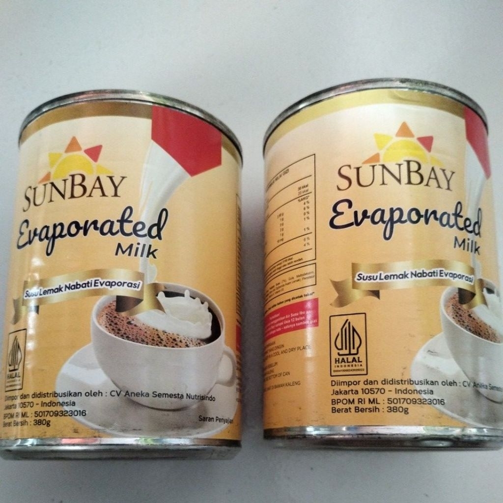 

Susu Sunbay evaporasi susu evaporasi 380g