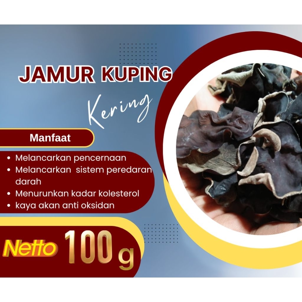 

100 g Jamur Kuping Kering
