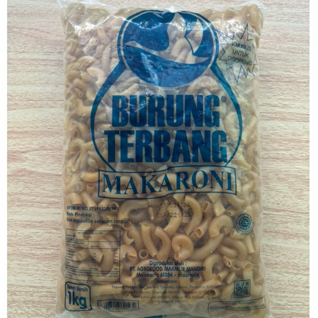 

Makaroni bantet maklor langsung goreng burung terbang berat 1kg