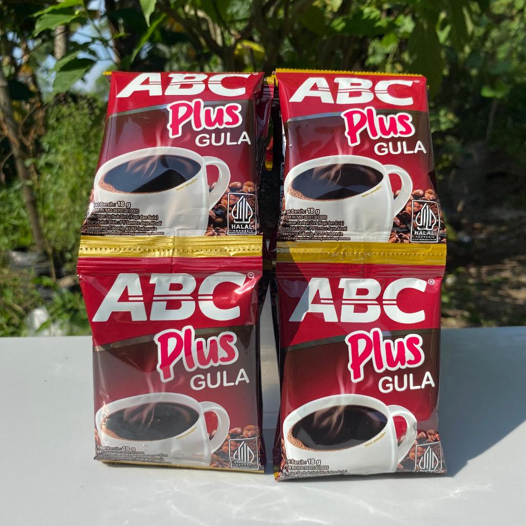 

ABC Plus Gula 18gram Kopi Instan 2in1 Renceng isi 10 Sachet Kemasan Ekonomis Murah Promo