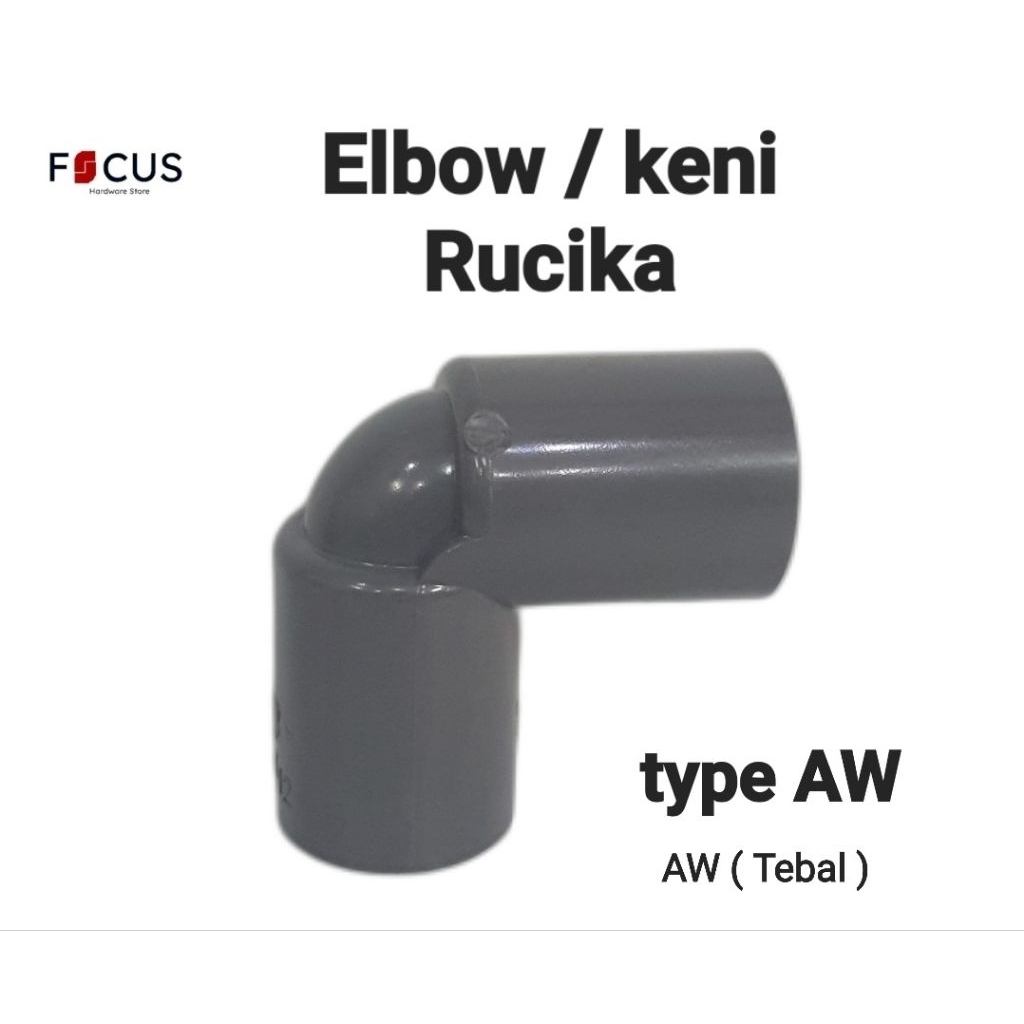 Elbow / keni / L ( AW ) 1" Sambungan Pipa RUCIKA