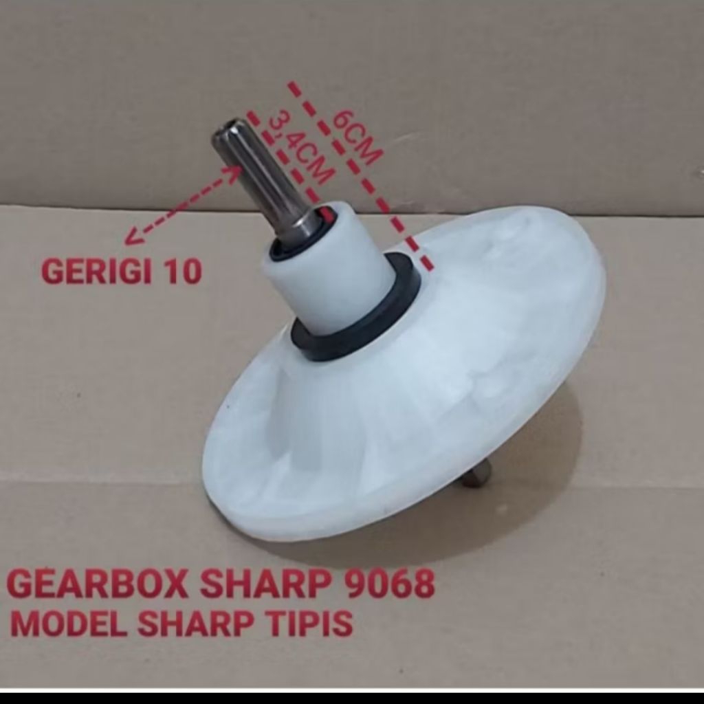 GEARBOX MESIN CUCI SHARP GIGI 10