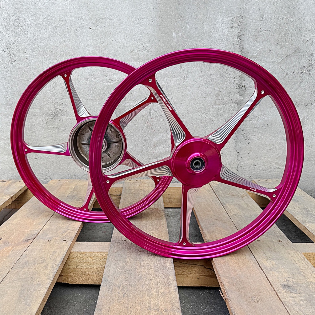 HYLOS CNC Velg Pelek Velg Racing Pink Vario 125 Vario 150 RING 17