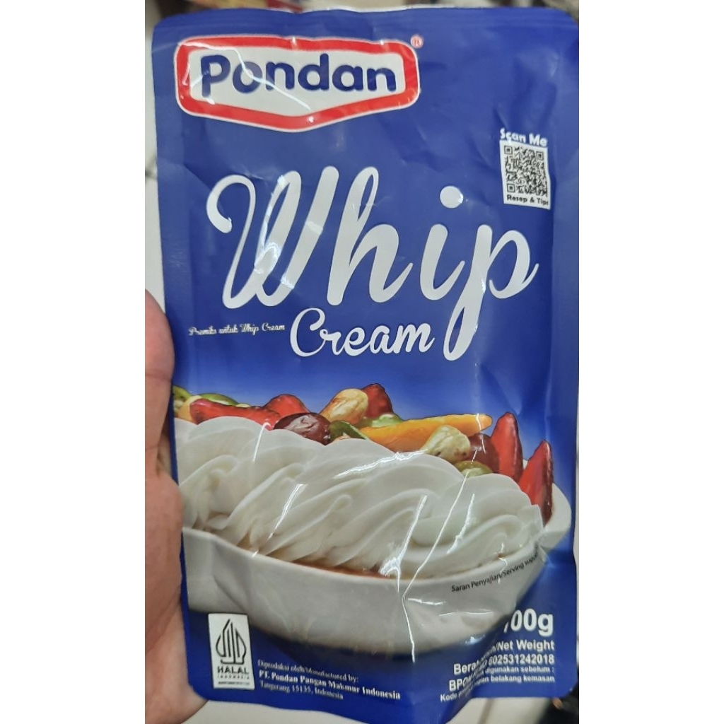 

Pondan Whip Cream 100gr