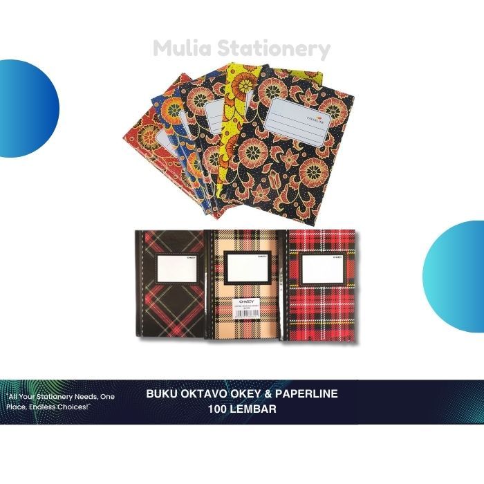 

Buku Oktavo 100 Lembar OKEY/PAPERLINE | Buku Tulis Oktavo HVS – 100 Lembar – OKEY PAPERLINE – Sekolah & Kantor