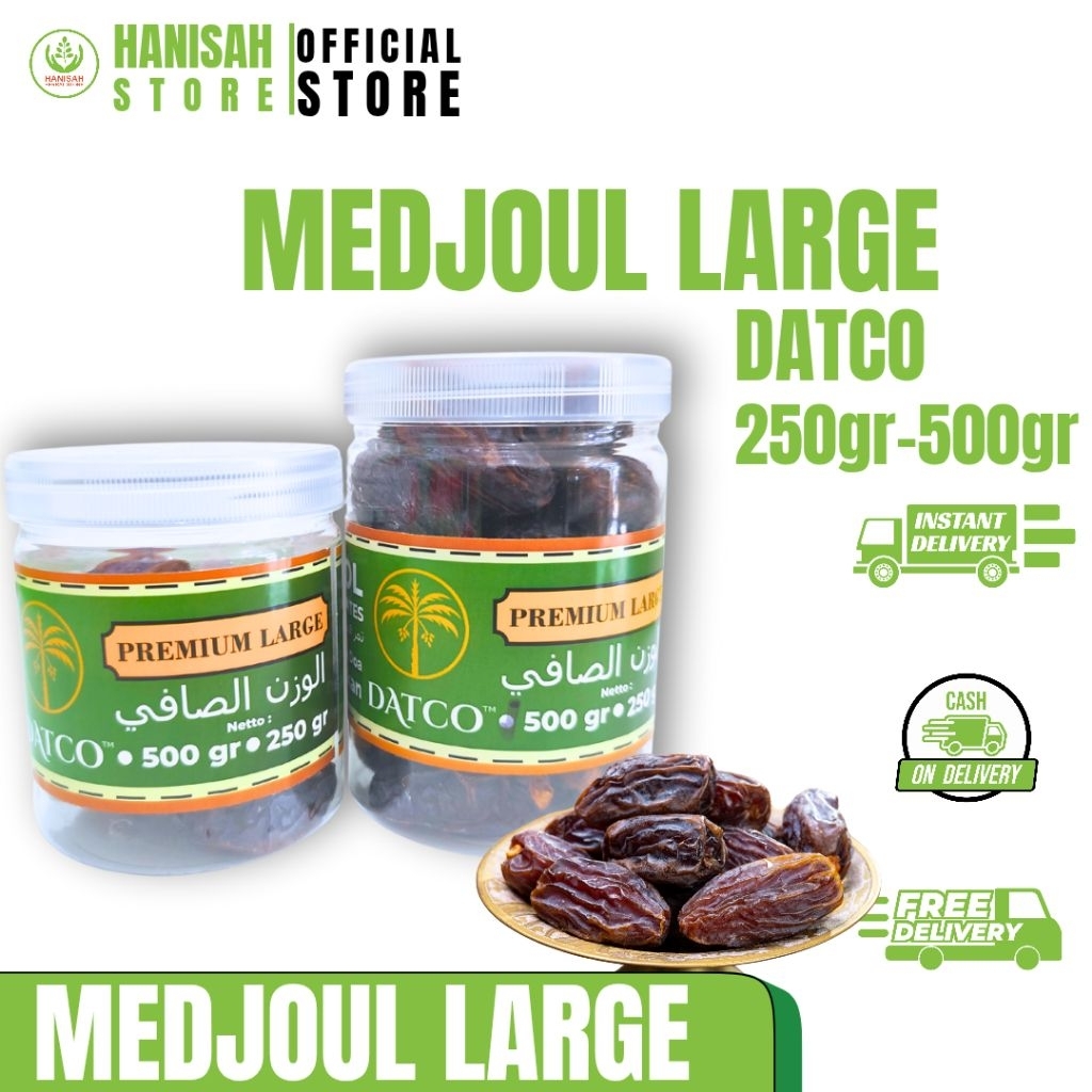 

MEDJOUL LARGE PALESTINE | Kurma Jumbo Palestina | Medjoul Toples 250gr - 500gr| Hanisah Store