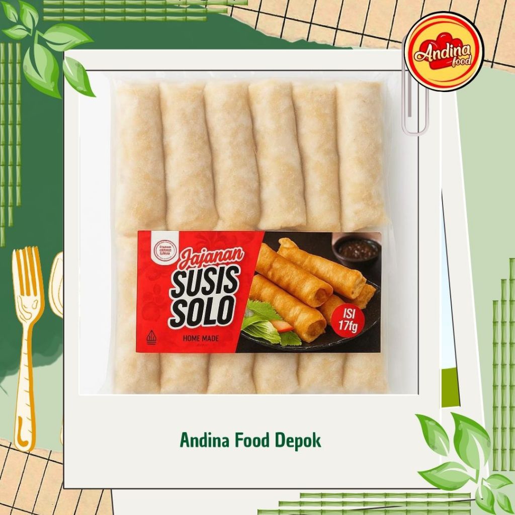

Sosis Solo Isi Ayam Home Made – 10 pcs / 300 gr – Frozen Food Praktis & Lezat