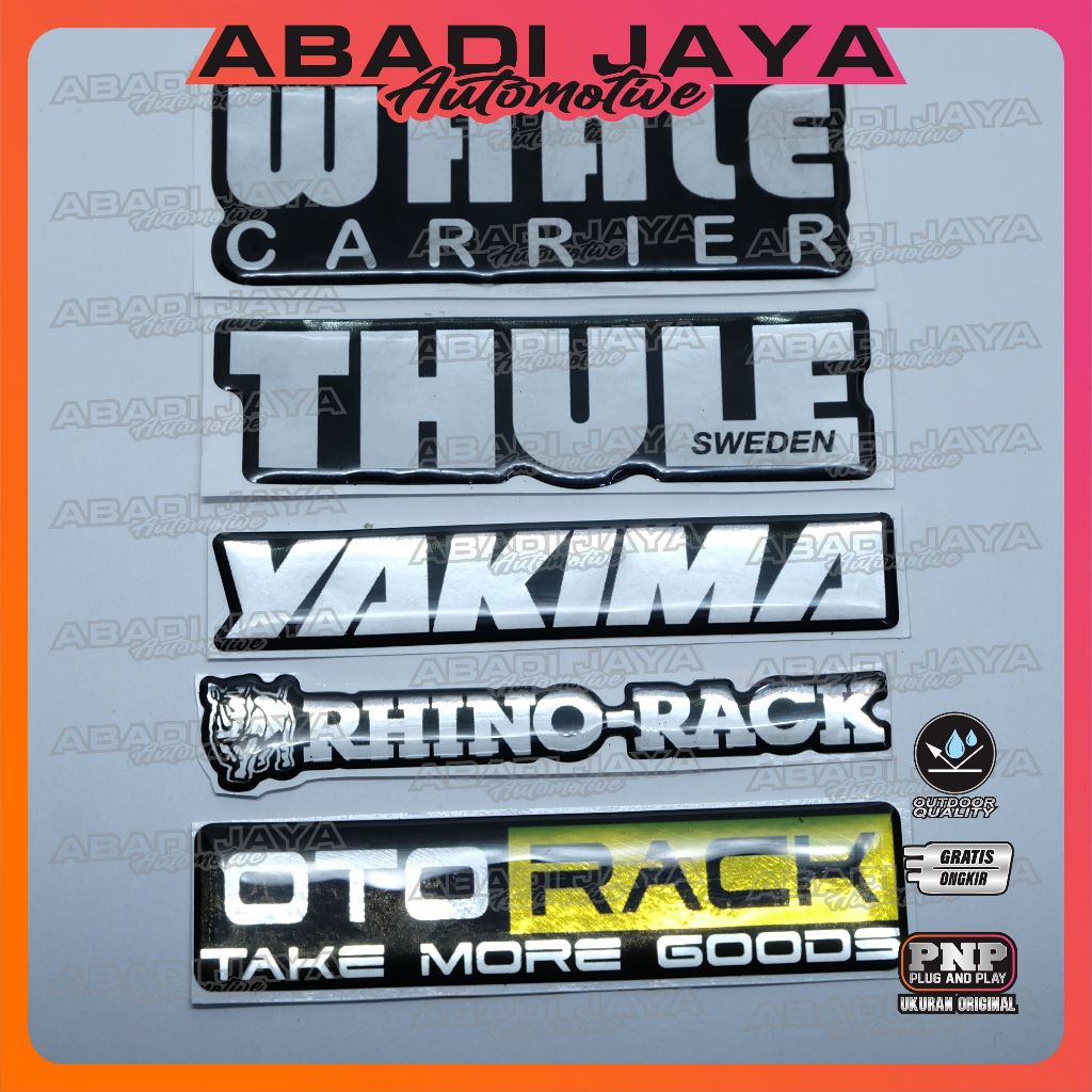 EMBLEM ROOF RACK, EMBLEM TIMBUL ROOF RAIL, EMBLEM ROOF RAIL/RACK