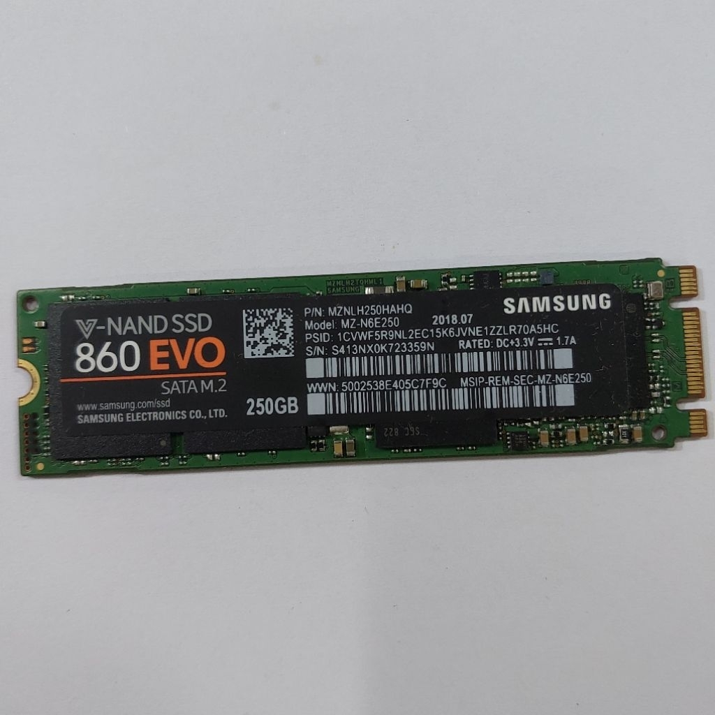 Ssd M2 Sata 256GB Samsung Micron Intel  BUKAN nvme 128GB 256GB 480GB 512GB