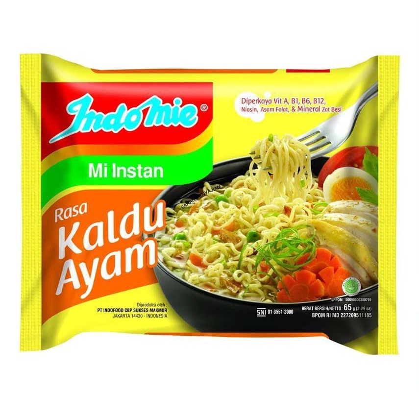 

Indomie Kuah Mi Instan Rasa Kaldu Ayam