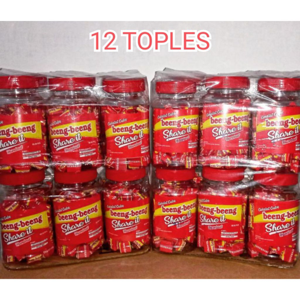 

1 LUSIN PERMEN BEM BENG ISI 12 TOPLES