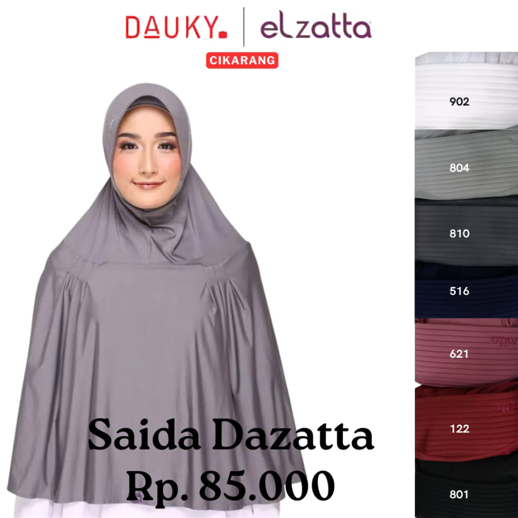 Jilbab Instan Bergo Jumbo Elzatta Saida Dazatta Elzatta