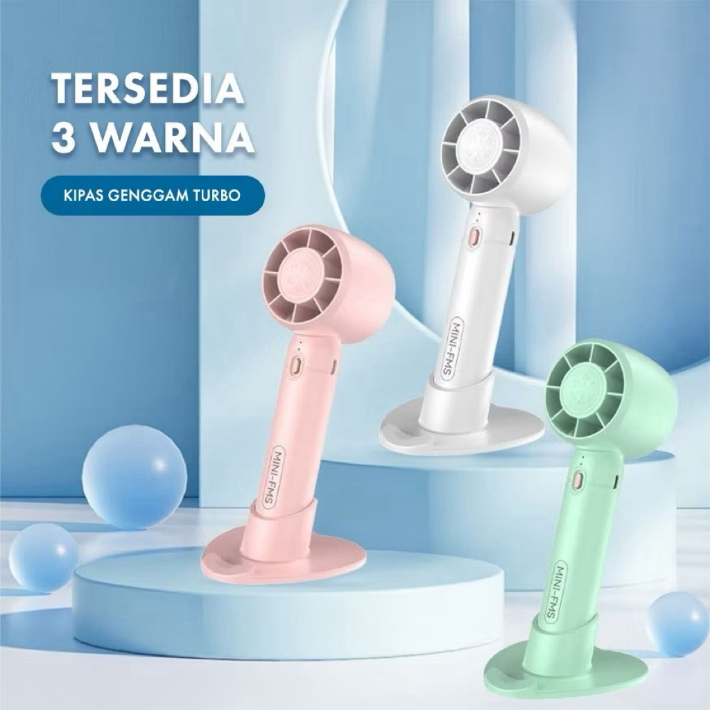 Kipas Angin Portabel - Portable Mini Fan USB Charge Kipas Angin tangan Kipas tangan Turbo Mini Fan K