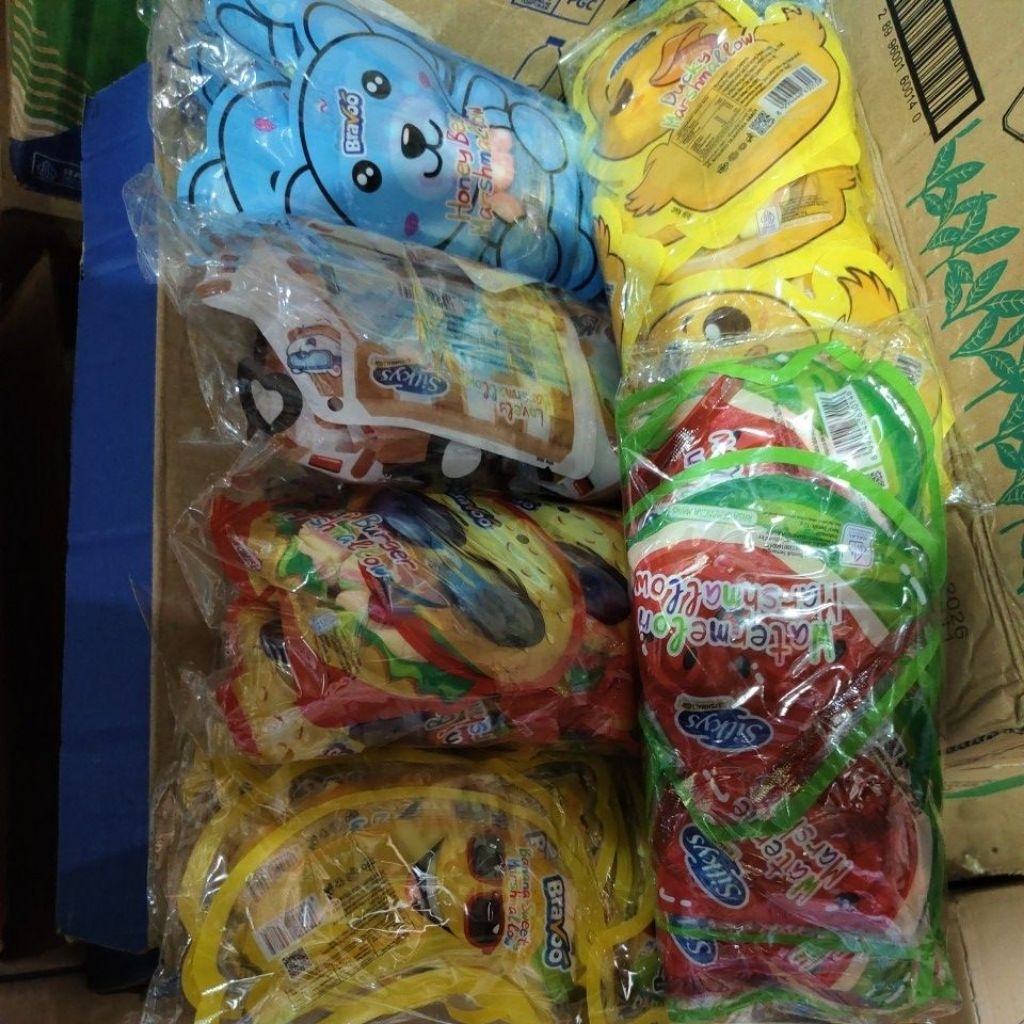 

Marsmellow karakter silky/bravo | 1pack isi 10 pcs | 12g