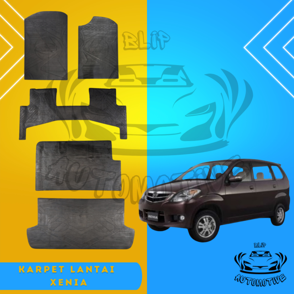 Karpet Lantai XENIA Karet / Karpet Mobil Karet XENIA 1 SET