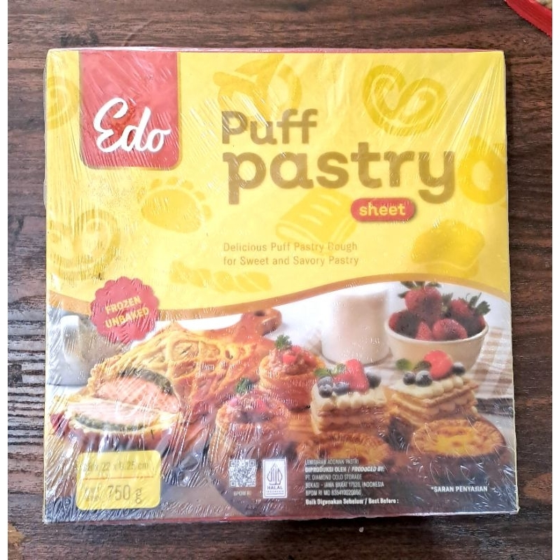 

edo puff pastry sheet 750gr