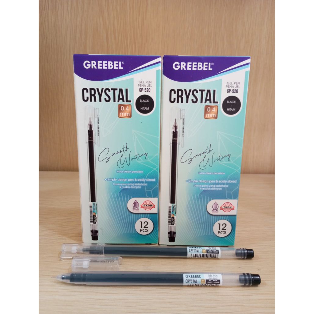 

(4PCS) PULPEN GREEBEL CRYSTAL 0,4 GP-520 ECER