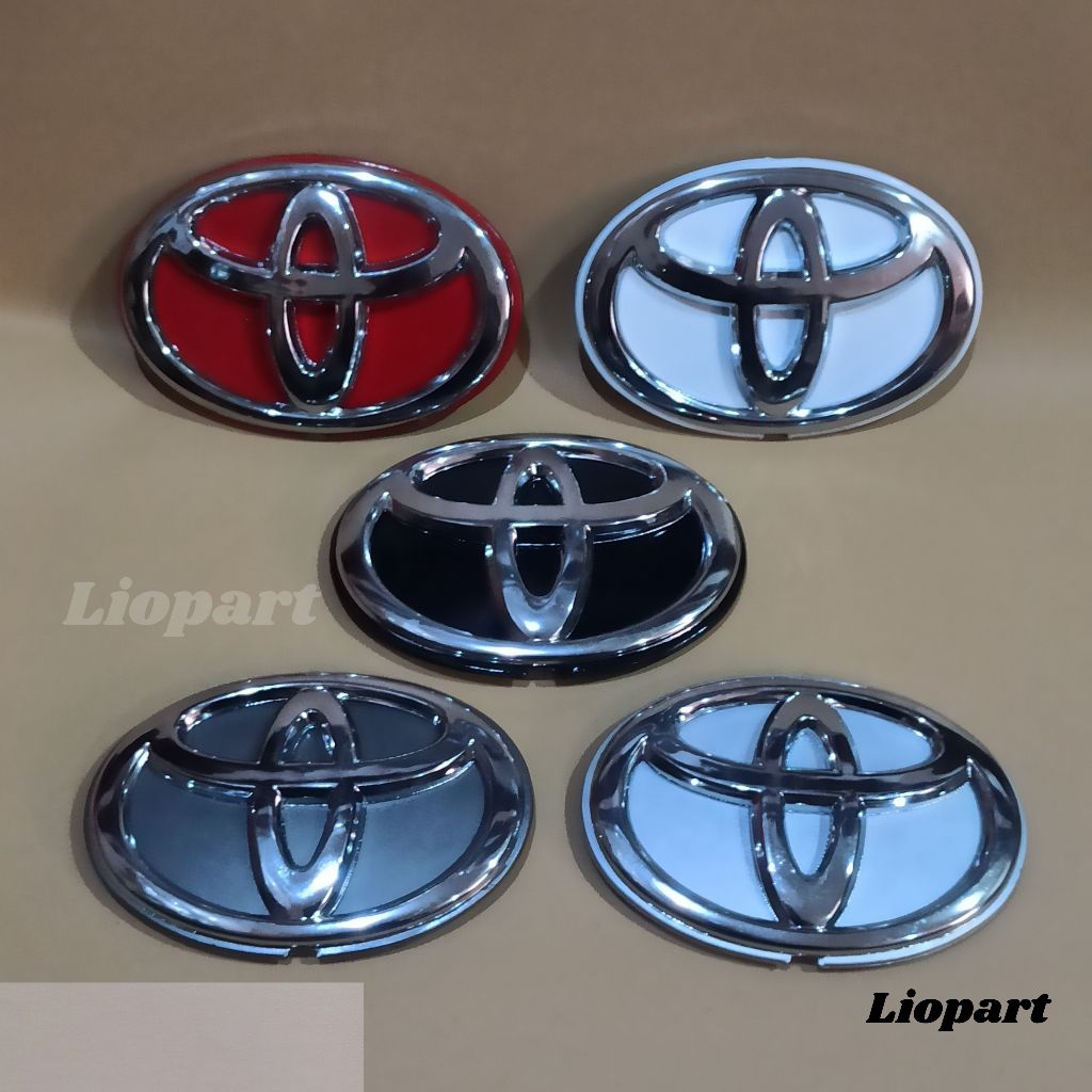 emblem logo tutup cover ban serep belakang toyota rush kaki 2 2015-2017