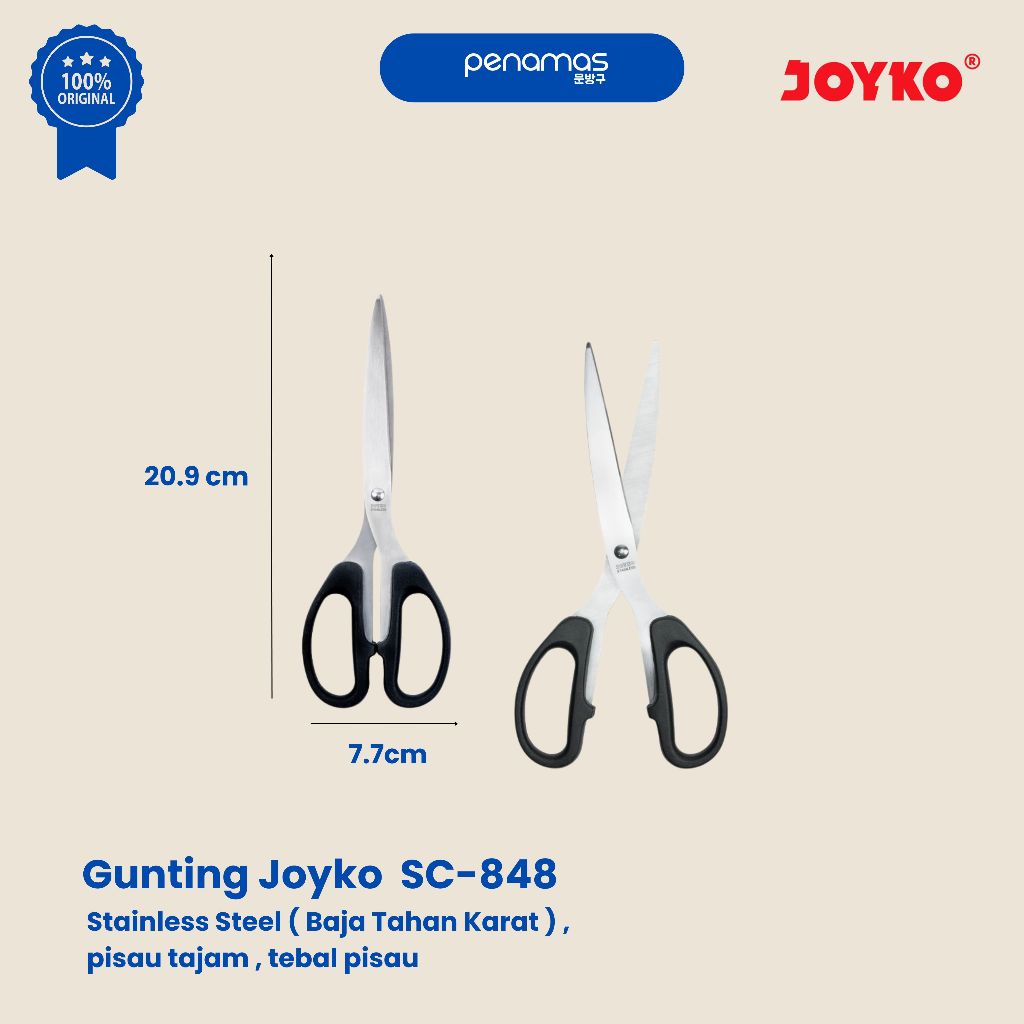 

GUNTING JOYKO SC-848 / UKURAN BESAR / PCS