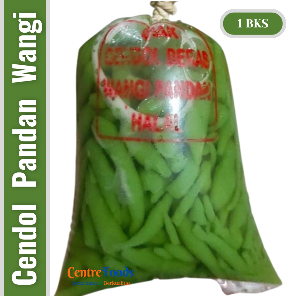 

Cendol Beras Wangi Pandan - Cendol Pandan Wangi | 1 BKS [ Harga Per PCS ]