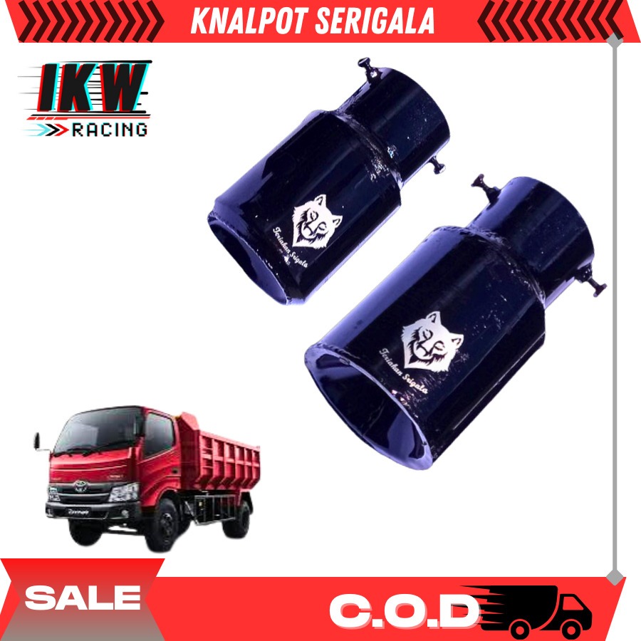 Knalpot Serigala Srigala Engkel Truk Elf Turbo Canter Truk Elf Turbo Hino Traga Dutro Ragasa Umplung