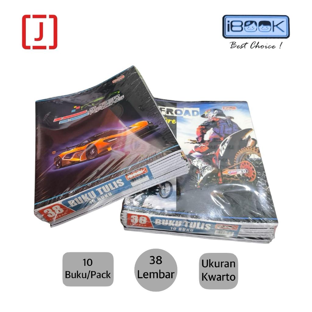 

Buku tulis 38 lembar Ibook Fancy (Harga 1 pack isi 10 buku)