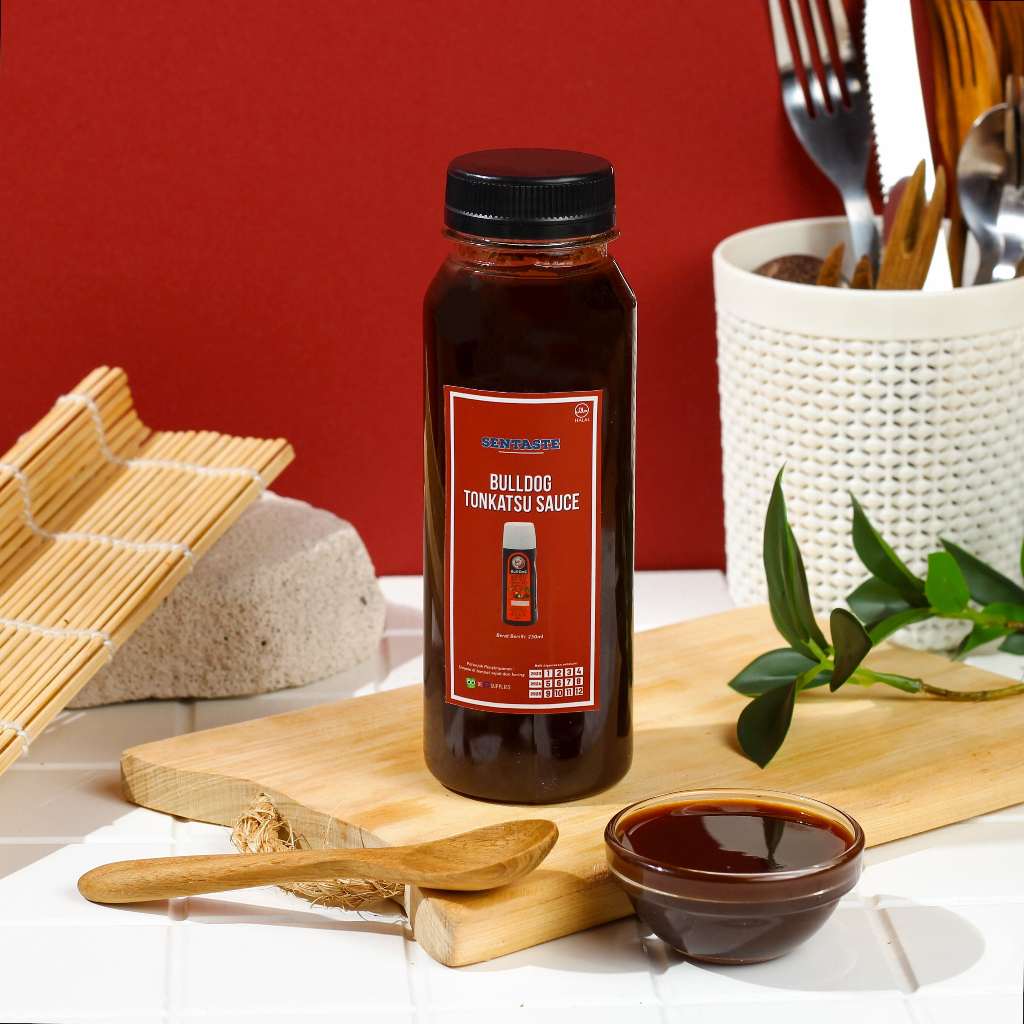

Bulldog Tonkatsu Sauce 250ml Repack - Saus Tonkotsu Katsu Japan Halal