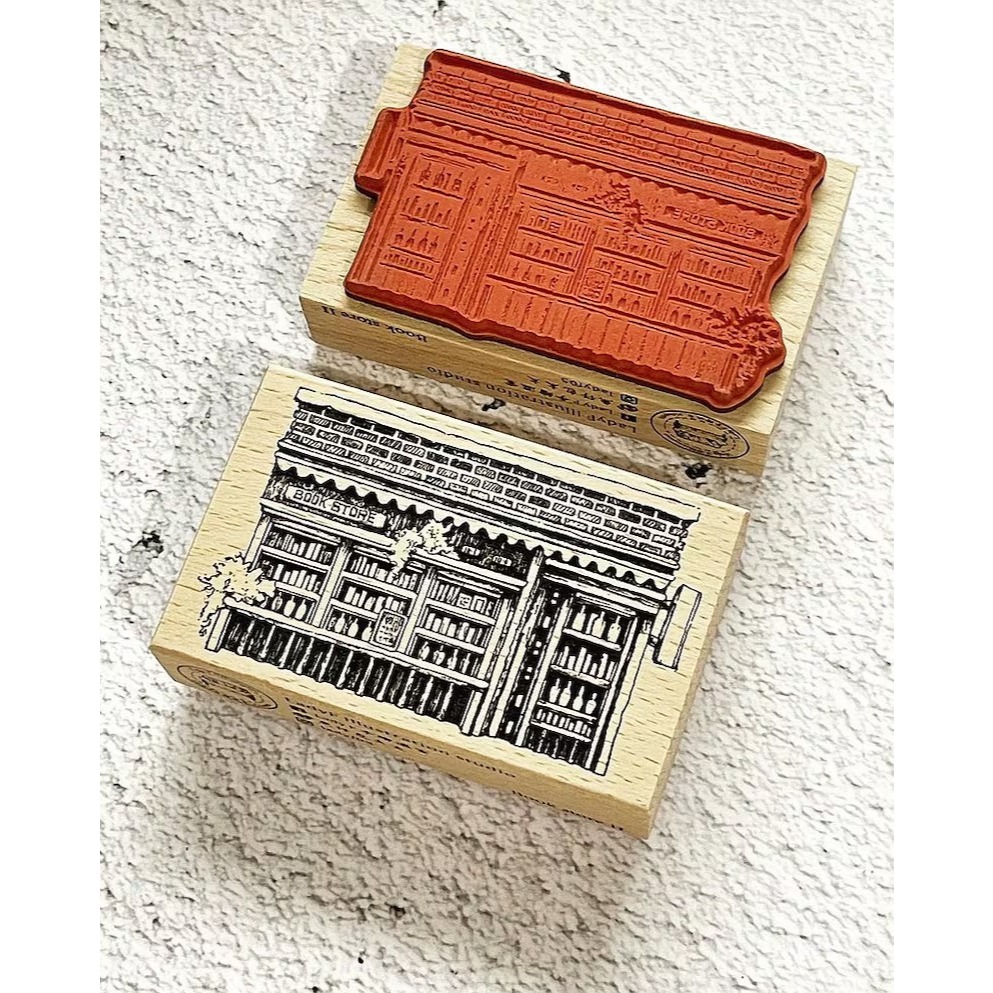 

LadyF05 Studio Rubber Stamp Book Store