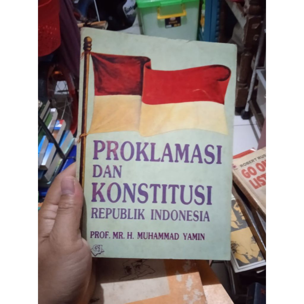 proklamasi dan konstitusi Republik indonesia bekas original
