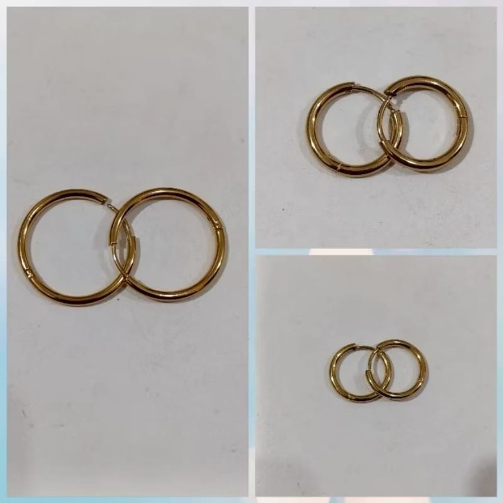 Anting Bulat titanium