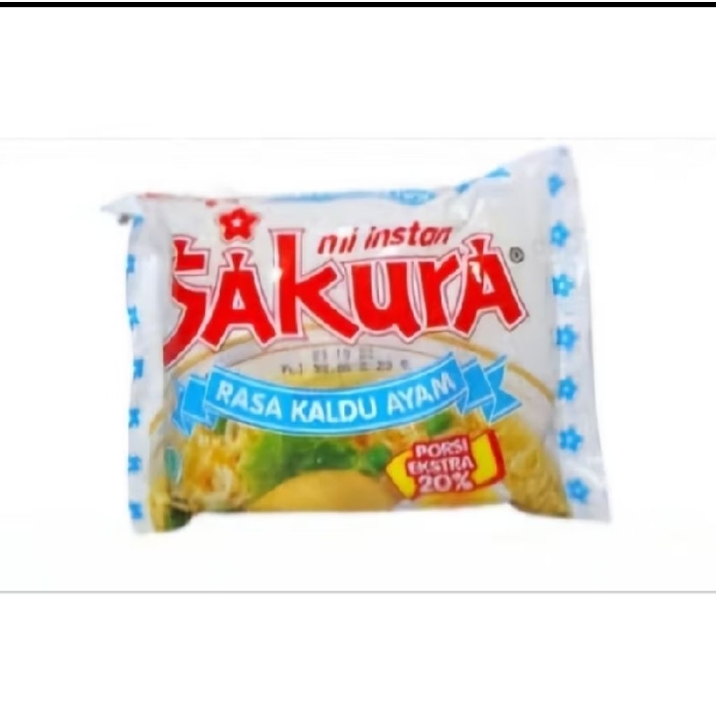 

mie instan Sakura 2 variant rasa kaldu dan goreng