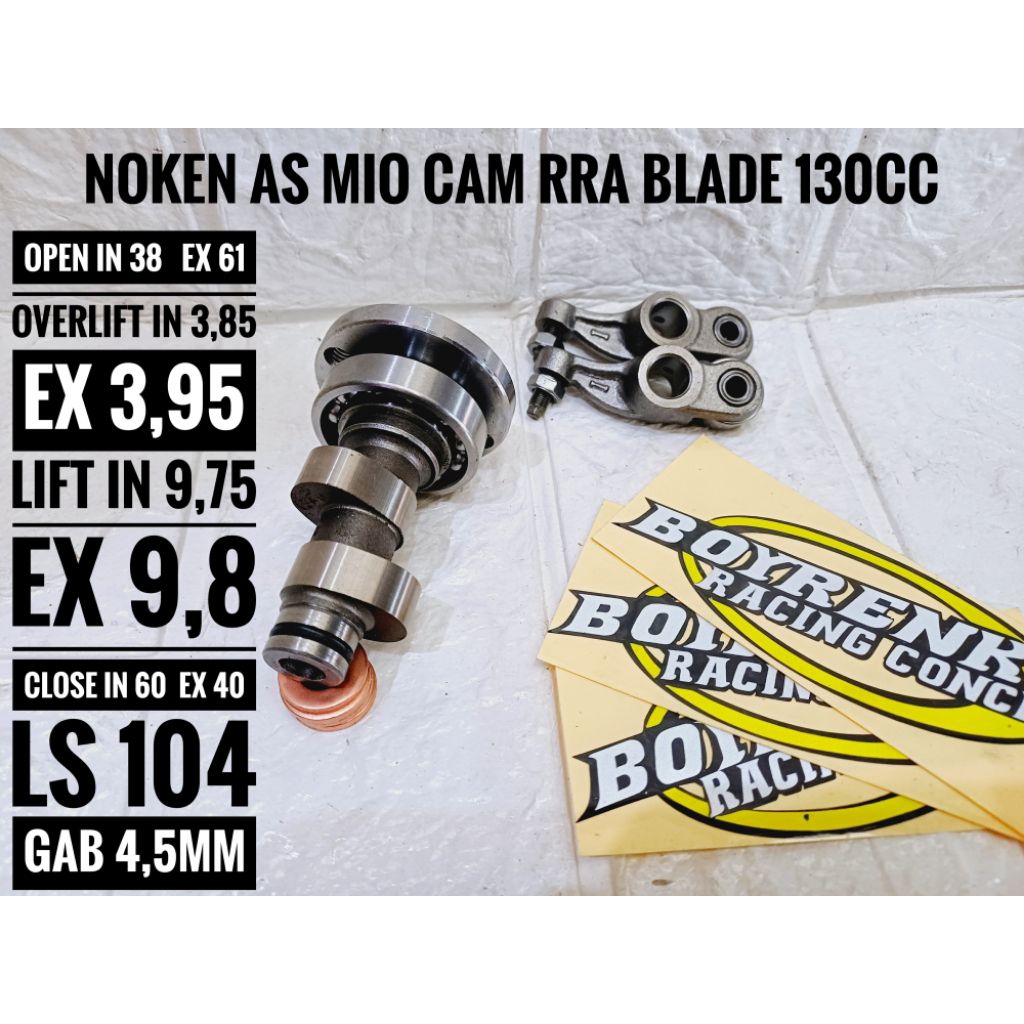 NOKEN AS RACING MIO CAM RRA BLADE 130CC 200CC-BOYRENK