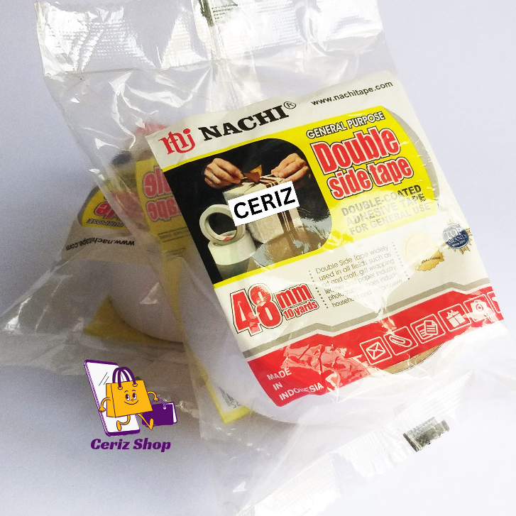 

NACHI Solasi Double Tape - 48mm / Solasi Bolak Balik