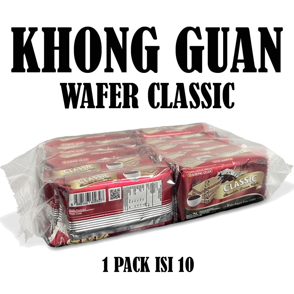 

KHONG GUAN CLASSIC CHOCOLATE WAFER ISI 10