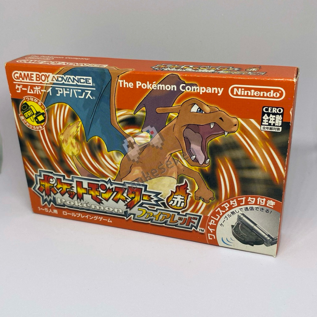 Kaset Gameboy Advance Pokemon Fire red Original Japanese Version