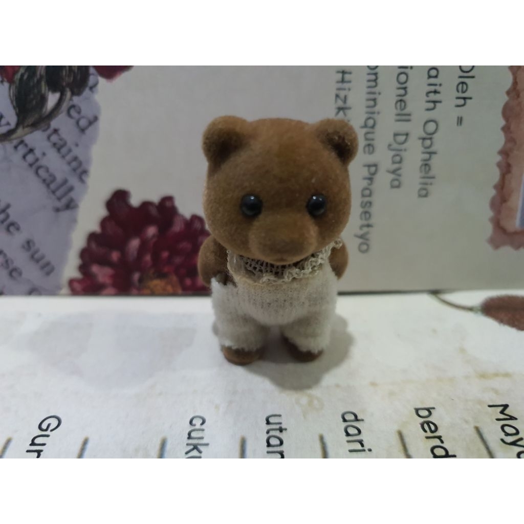 Sylvanian Brown Bear  Baby Pesanan Customer