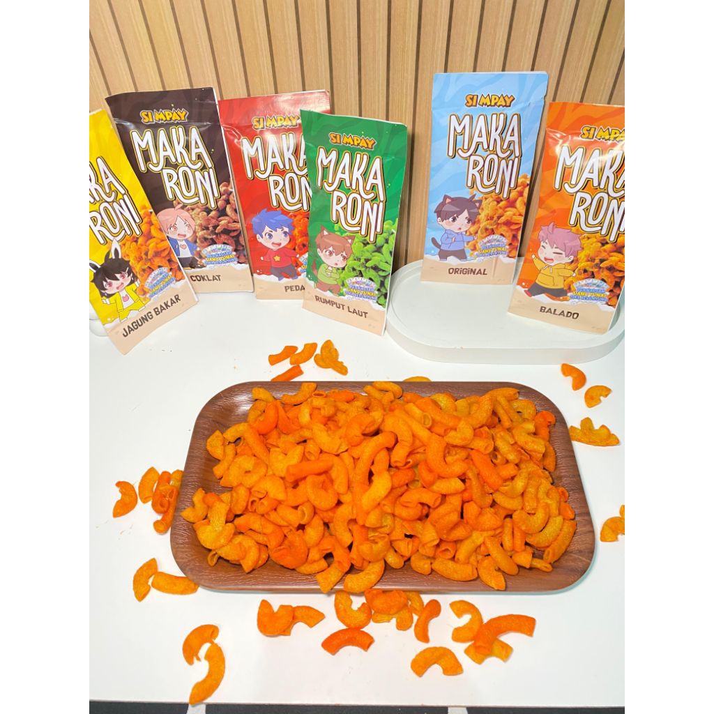 

ADR Makaroni isi 50 pcs mix 6 varian rasa ide usaha warung by si mpay snack cemilan renyah lezat