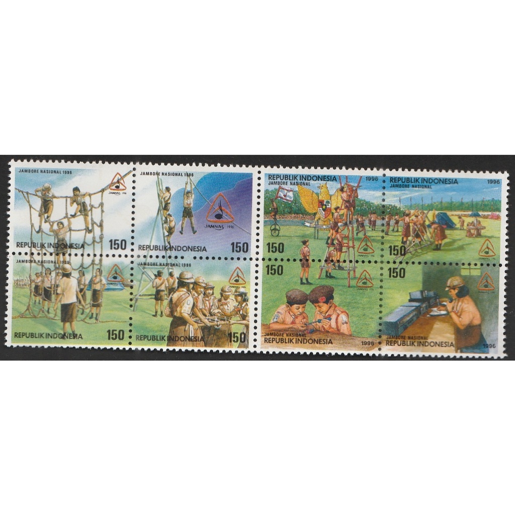 

A 9218 SET LENGKAP PRANGKO INDONESIA TEMA JAMBORE NASIONAL TAHUN 1996 DENGAN KONDISI MNH MINT NEVER HINGED
