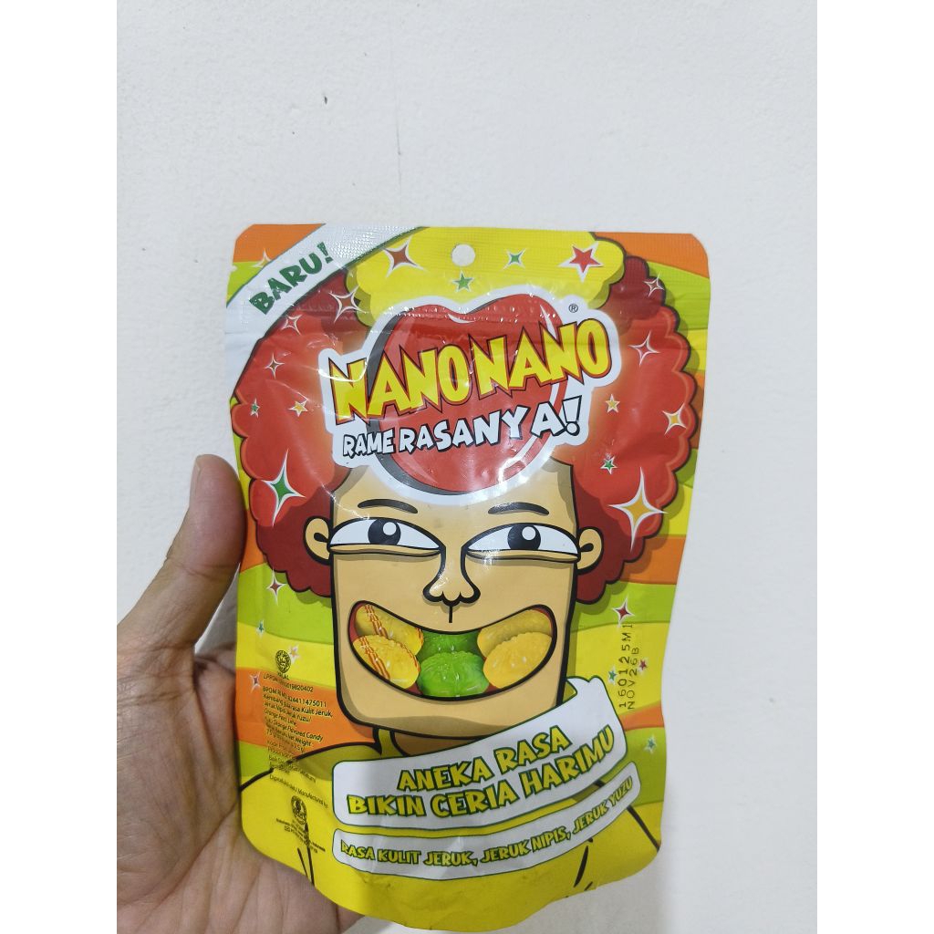 

Permen Nano Nano Aneka Rasa Kemasan 1 Bungkus isi 30 Butir