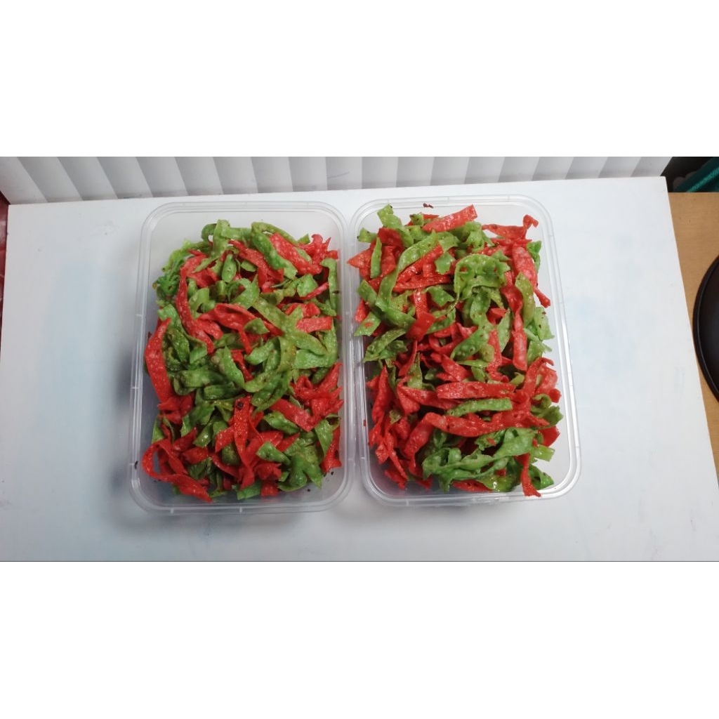 

stik lombok2 an/bangjo/stik renyah/enak/murah kemasan twin wall 750g