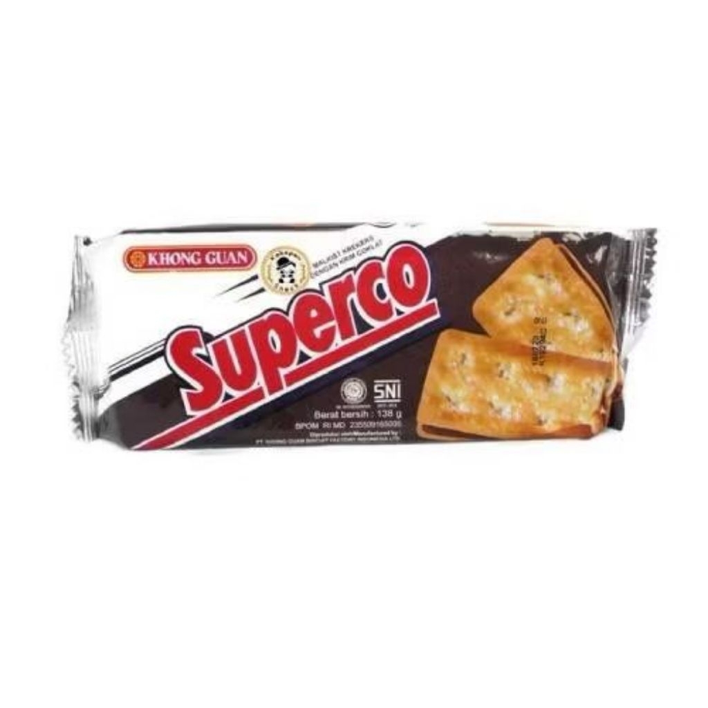 

Khong Guan Superco Biskuit Cokelat 138 gram