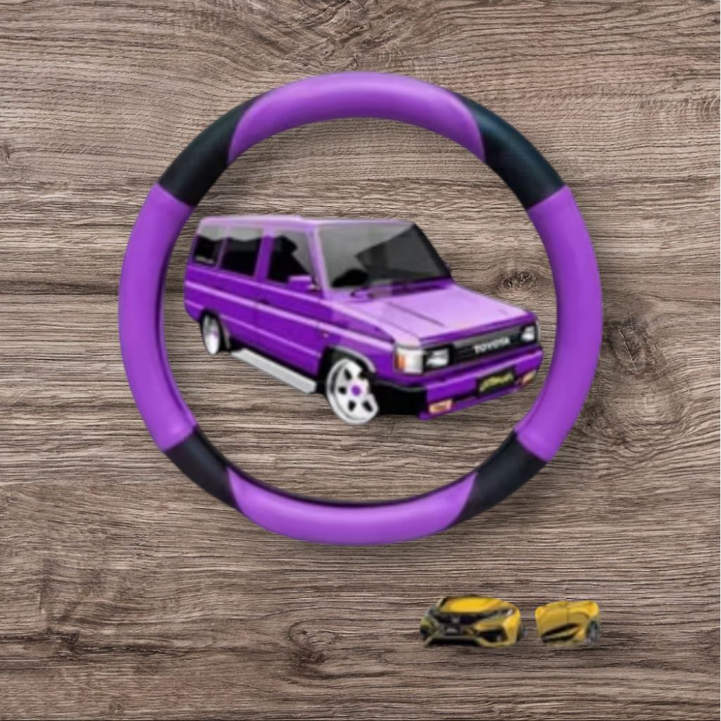 Terlaris Sarung Stir Mobil Cover Stir Minibus Kijang Grand Super