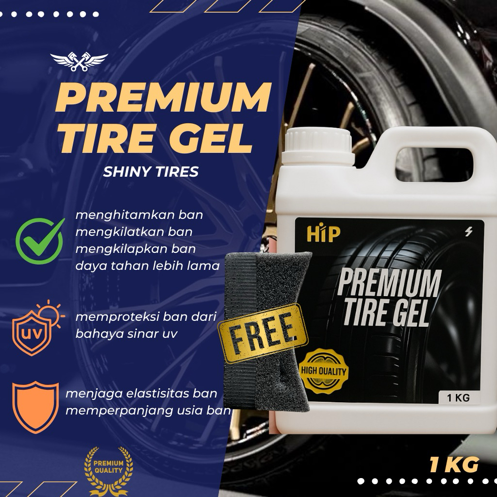 semir ban/pengkilat ban/penghitam body kasar/kit pengkilap body doff/mobil/sepeda motor 1kg