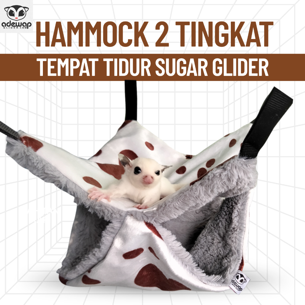 ADEWAP GLIDER Hammock Sleeping Pouch 2 Tingkat motif / Hangin