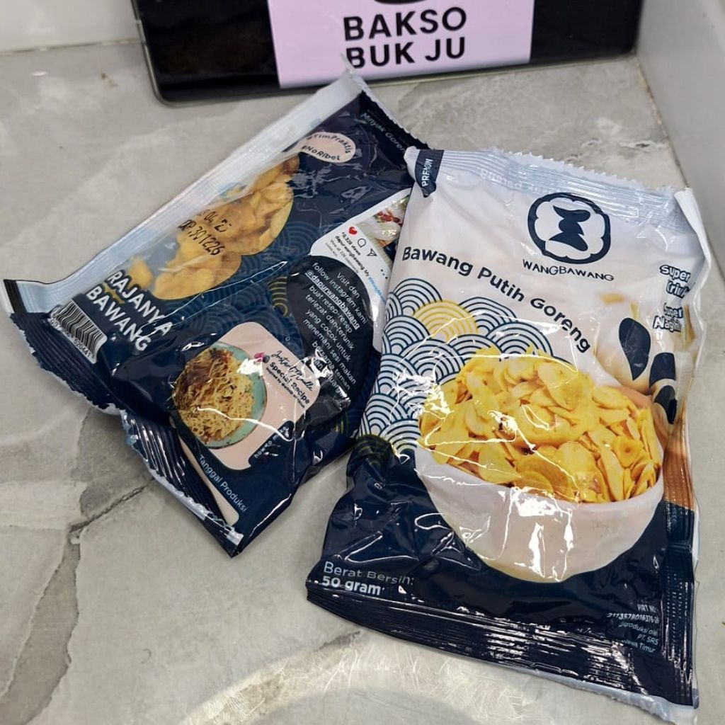 

Bawang Putih Goreng wangbawang premium 50gr 50 gram