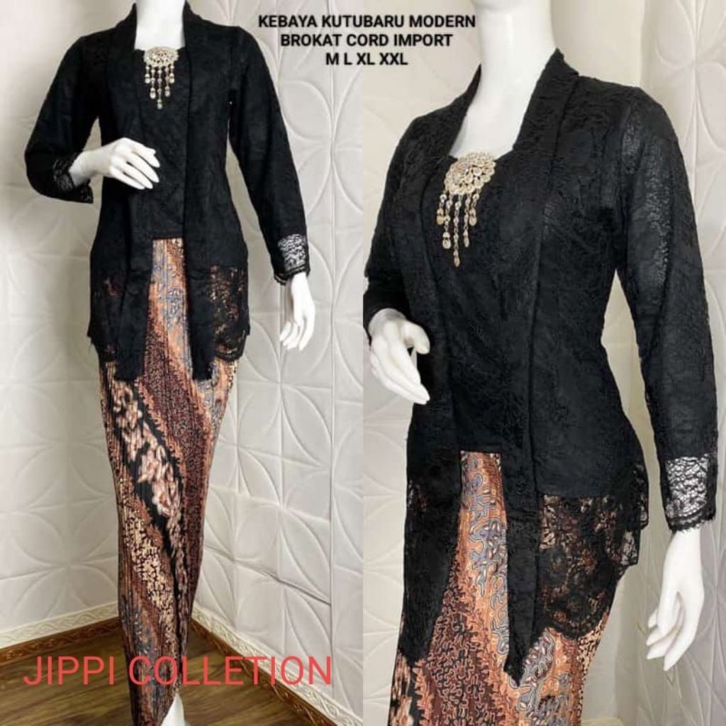 SET KUTU BARU BROKAT -(FREE HIJAB) KEBAYA KUTU BARU MODERN - KEBAYA WISUDA - KEBAYA MODERN - BROKAT