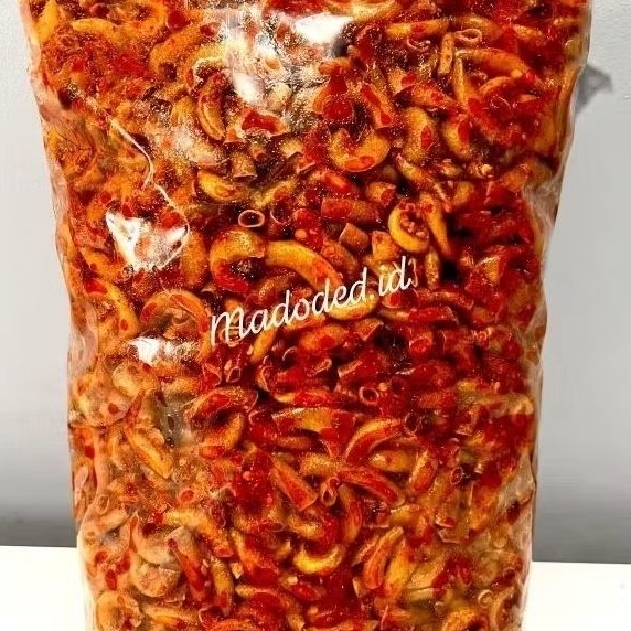

MAKARONI / Makaroni pedas daun jeruk / Makaroni pedas cikruh 1kg madoded